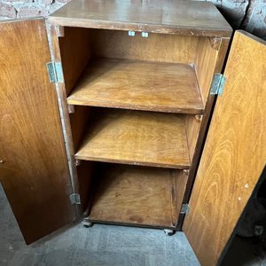 Mueble Auxiliar de Madera con Ruedas y 3 Reparticiones - imagen 4