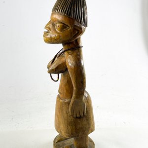 Figura Africana de Madera Tallada, 62 cm - imagen 4