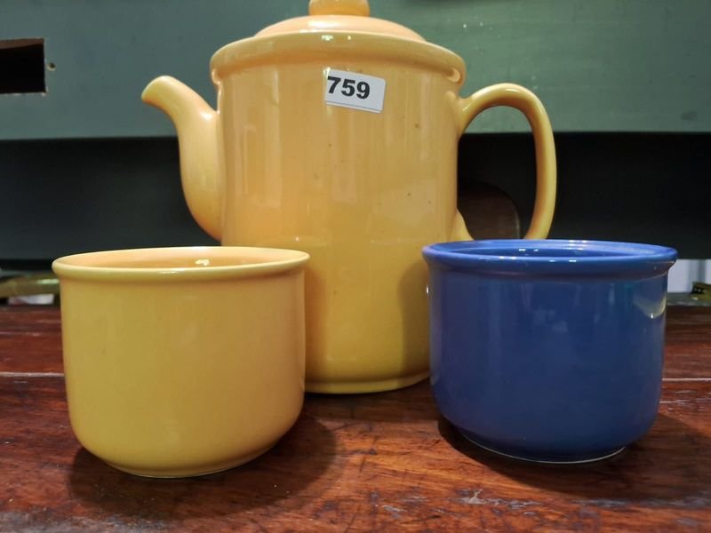 Servicio de té cerámico con teapot y tazas - imagen 4