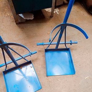 Dos Carros Porta Tubos Azules Sin Ruedas - imagen 3