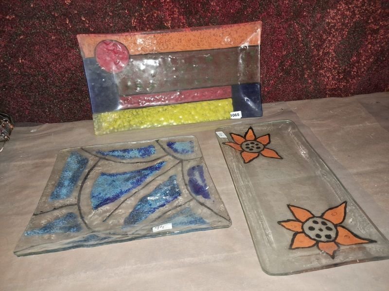 Lote anterior: Lote de 3 bandejas de vitrofusión con diseños abstractos y florales