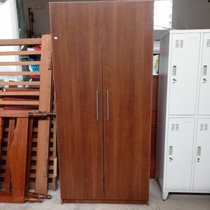 Ropero Melamínico de 2 Puertas con 5 Estantes - imagen 2