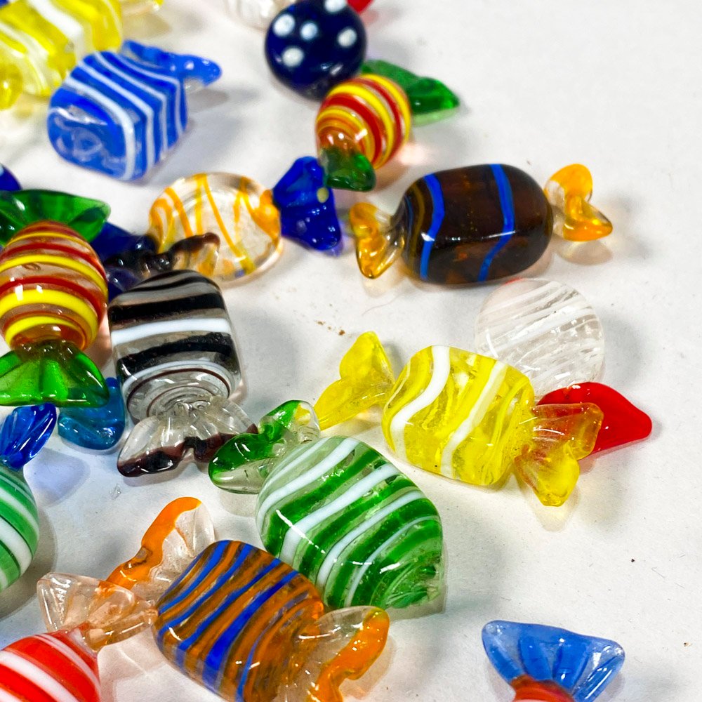 Colección de caramelos vidrio en diferentes colores - imagen 3