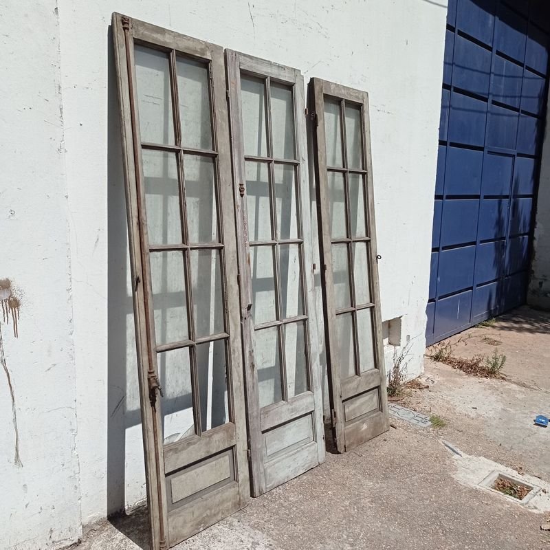 Puertas de cedro con vidrios sin marco - imagen 4