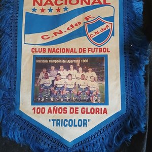 Lote anterior: Banderín Conmemorativo Club Nacional de Football Apertura 1999 "100 Años de Gloria"