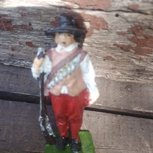 Lote de 6 Figuras de Plomo Barba Roja Siglo XX - imagen 2