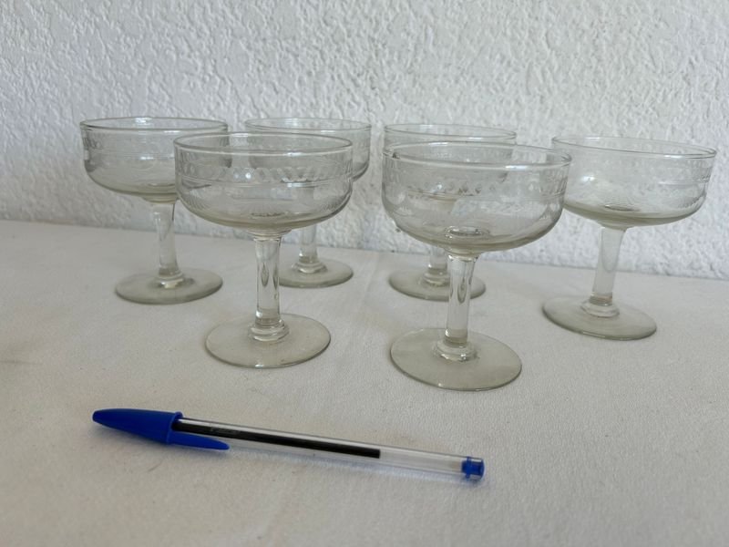 Juego de copas de cristal - imagen 2