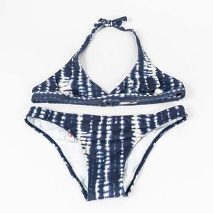 Bikini Caro Cuore Talla 90 Azul y Blanco con Detalles - imagen 1