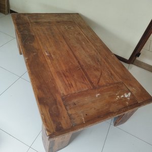 Mesa de Living Rústica de Madera Noble - imagen 3