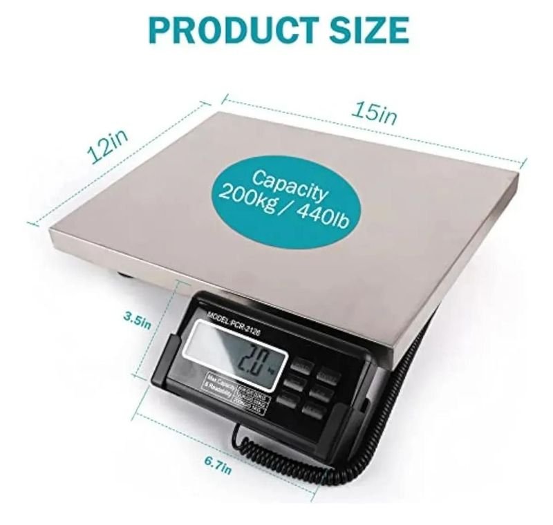 Balanza de plataforma portátil hasta 200kg - Equipo de pesaje - imagen 3