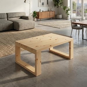Mesa Ratona Moderna Madera Pino Natural - imagen 2