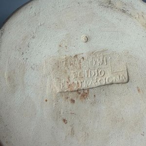 Alhajero de Terracota con Tapa Falconi Ecidio - Decoración Clásica - imagen 5