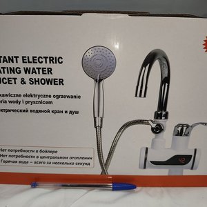 Calentador Eléctrico Instantáneo de Agua con Duchero y Canilla para Pared, Pantalla LED - imagen 8