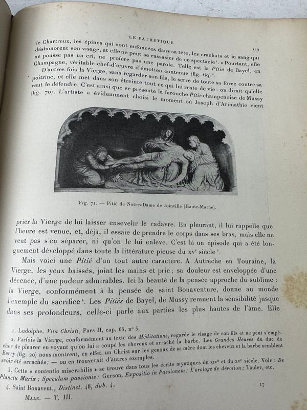 Libro de arte religioso francés de finales de la Edad Media por Emile Male - imagen 4