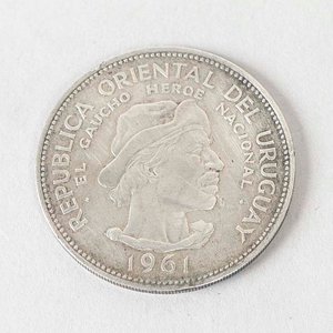 Lote anterior: Moneda de Plata "El Gaucho" Homenaje a los Héroes Nacionales de Uruguay - 1961