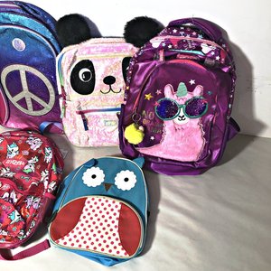 Lote de 5 Mochilas Infantiles Brillantes y Divertidas - imagen 3