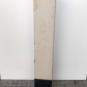 Lámpara de Pie Cuadrada en Madera y Tela con Manchas - imagen 2