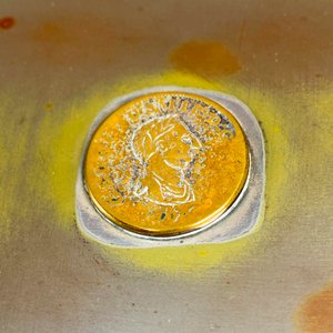 Alhajero Elkington de Inglaterra con Moneda Incrustada - imagen 3