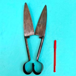 Antigua tijera de esquilar raro sello " COL. CUT. CO. MADE IN USA" ( Columbian Cutlery Company ) - imagen 4