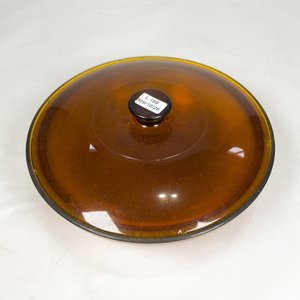 Lote anterior: Fuente Hialina con Tapa Ámbar - 25 x 8 cm