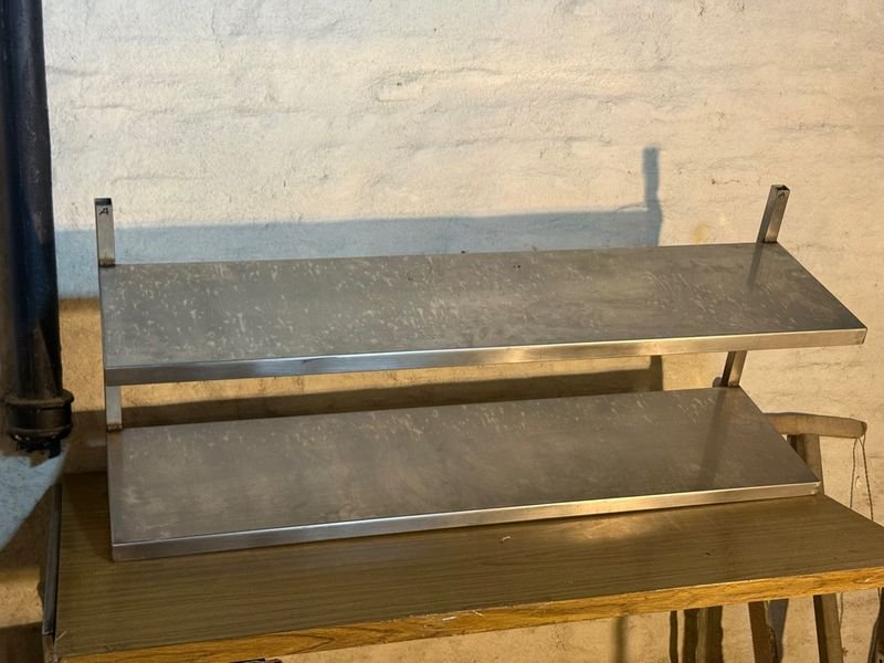 Estantería aerea de acero inoxidable con dos estantes - imagen 6