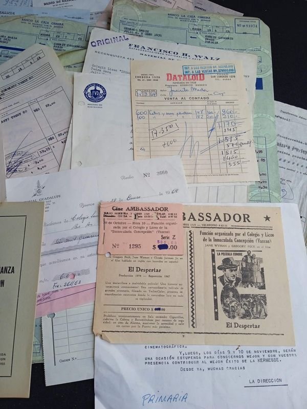 Lote de Boletas, Programas y Otros Artículos - imagen 2