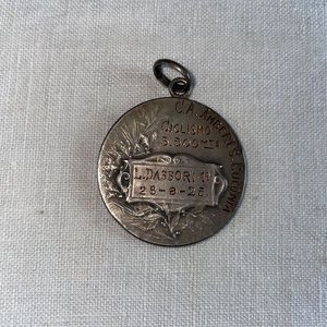 Medalla Ciclismo Club América Amberes 1925 Primer Puesto Dassori - imagen 6