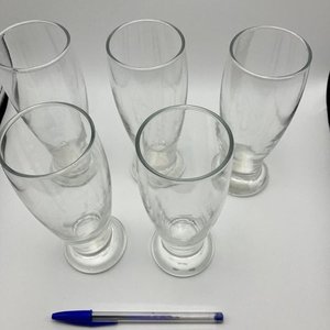 Conjunto de 5 Vasos de Vidrio para Cerveza Estilo Pilsner - imagen 2