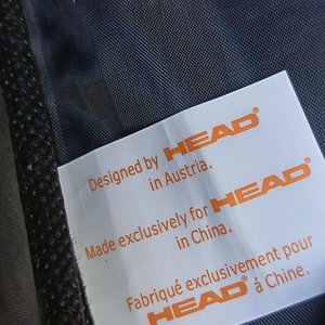 Tres fundas para raquetas de tenis HEAD, color negro, con cierres   con detalles de uso - imagen 6