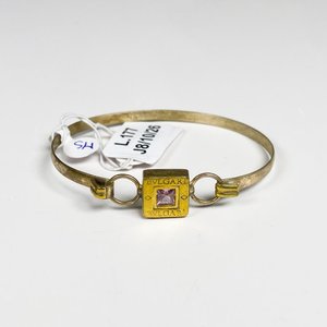 Lote siguiente: Pulsera Bvlgari de Plata con Piedra Rosa