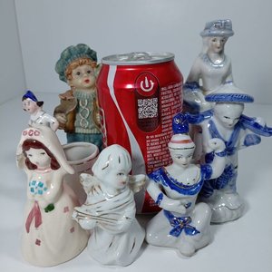 Figuras de Porcelana Variadas: Novios, Ángel, Niños y Más - imagen 4