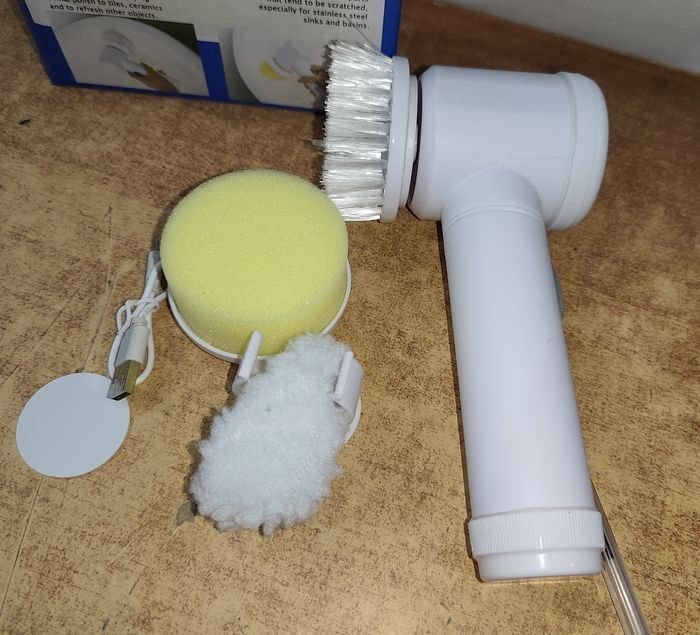 Cepillo de limpieza recargable 5 en 1 para cocina y baño - imagen 3