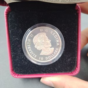 Moneda de Plata Canadiense "Great Blue Heron" 2017 - 10 Dólares - imagen 2