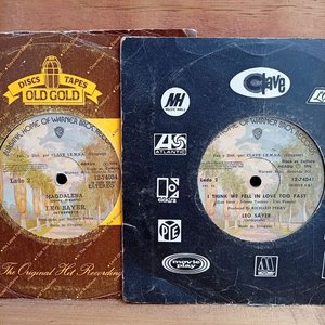 Dos Discos Simples de Vinilo de Leo Sayer - Industria Uruguaya - imagen 2
