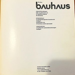 Libro "Bauhaus 50 años" - Exposición Stuttgart 1970 - imagen 1