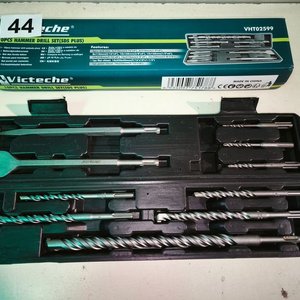 Juego de 10 Mechas y Cinceles SDS Plus Victoche - imagen 3