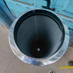 Filtro Cilíndrico Metálico con Malla - imagen 2