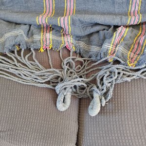 Cama Paraguaya Nueva Sin Uso con Tiras y Flecos - imagen 3