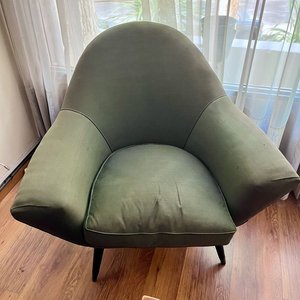 Sillón Estilo Americano Verde Inglés - imagen 3