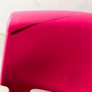 Lote de 10 piezas: Silla infantil rosa, papelera gris, 3 maceteros y 5 platos para mascotas - imagen 2