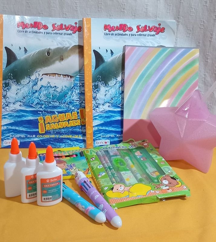Kit de pintura y colorear para niños