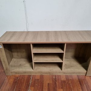 Rack con Estantes Abiertos en Tono Madera Claro - imagen 2