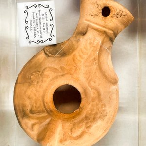Lámpara de Aceite Antigua Bizantina en Acrílico - imagen 4