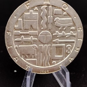 Moneda Conmemorativa FAO 1969 - imagen 2