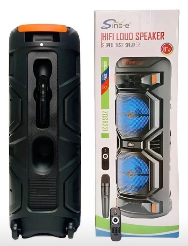 Parlante multiuso potente con Bluetooth y karaoke - imagen 1