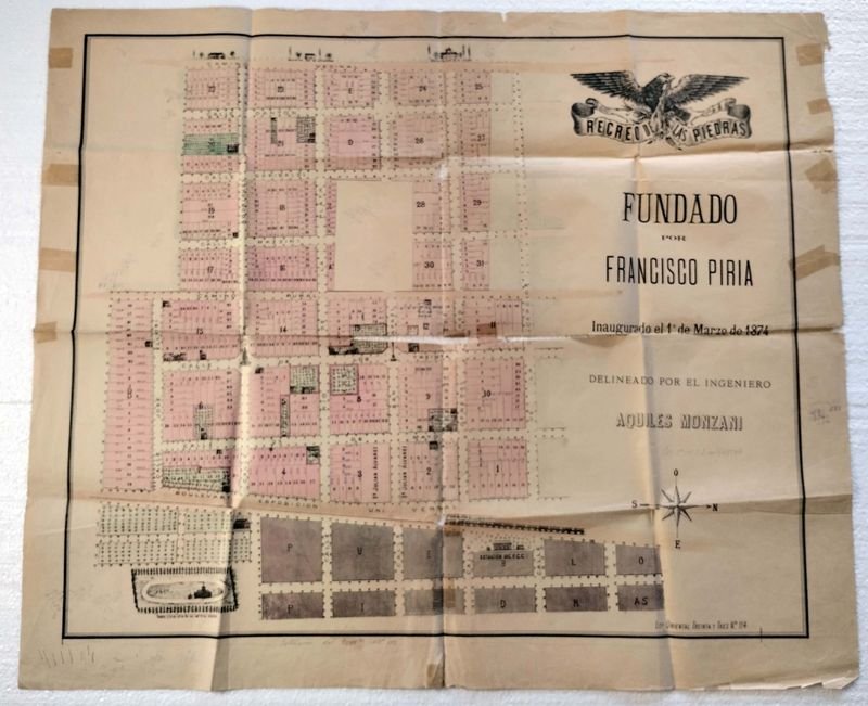 Lote anterior: Mapa Histórico de Las Piedras, Uruguay