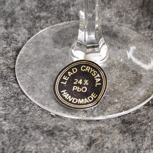 Copas de Cristal Labrado "Strauss" Hechas a Mano en Brasil - imagen 2