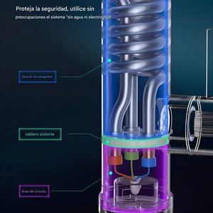 Calentador Eléctrico Instantáneo de Agua con Duchero y Canilla, Pantalla LED - imagen 5