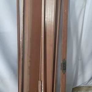 Puerta Plegable Marrón de PVC - imagen 1