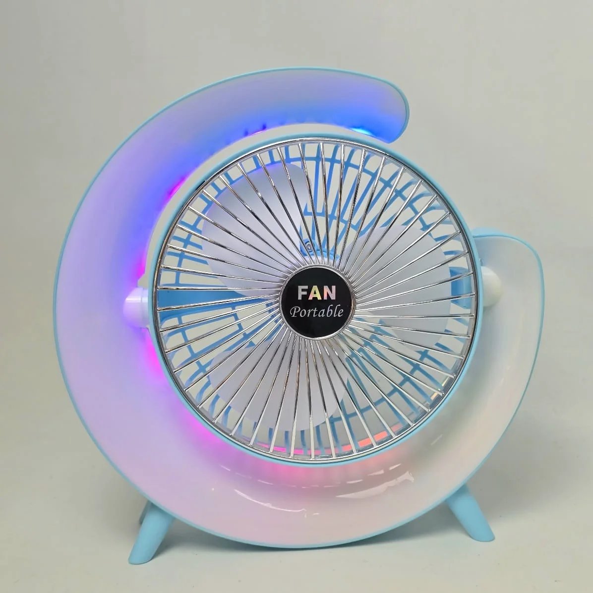 Ventilador portátil con iluminación y funciones adicionales - imagen 11